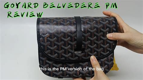 goyard belvedere inside|Goyard belvedere reviews.